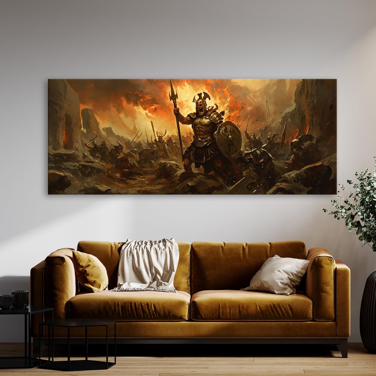 Amazon.com: Sense Canvas Ares Mythic Battle Chaos 19 Canvas Art